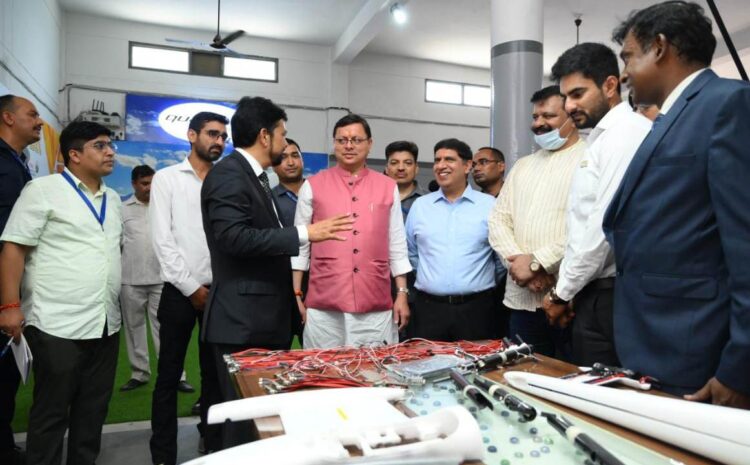  मुख्यमंत्री ने किया मेक इन इंडिया के तहत प्रदेश की पहली ड्रोन फैक्ट्री का शुभारम्भ