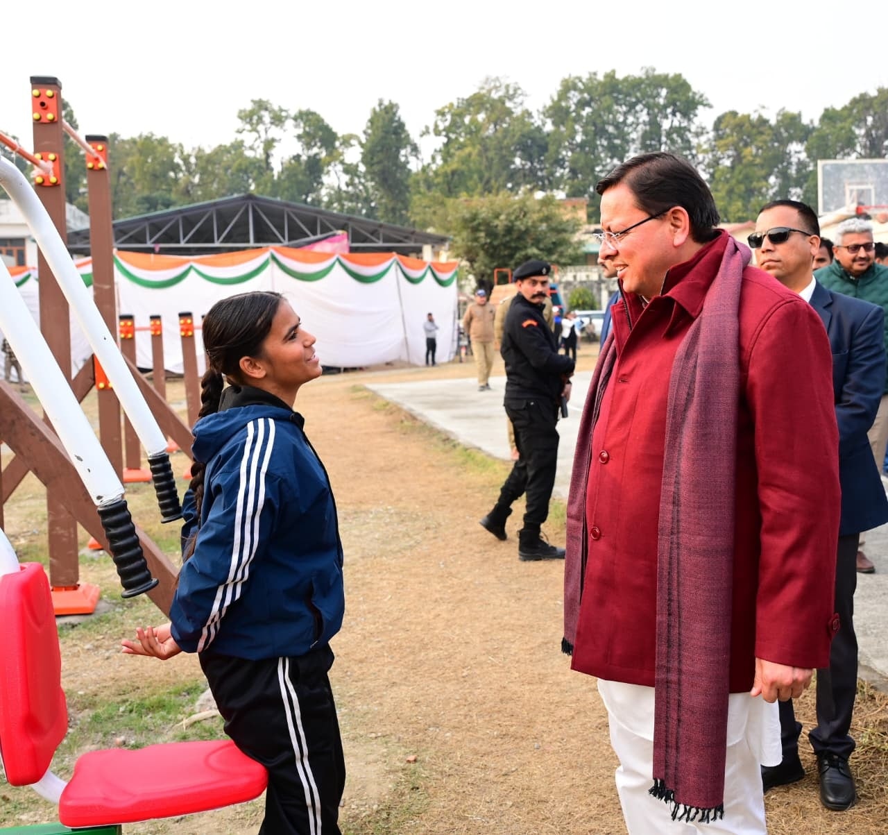 Uttarakhand Youth Training: मुख्यमंत्री धामी ने अग्निवीर भर्ती प्रशिक्षण केंद्र का निरीक्षण कर युवा प्रतिभाओं से संवाद किया 2 600362199 1170525538583809 3266882551005389673 n 1