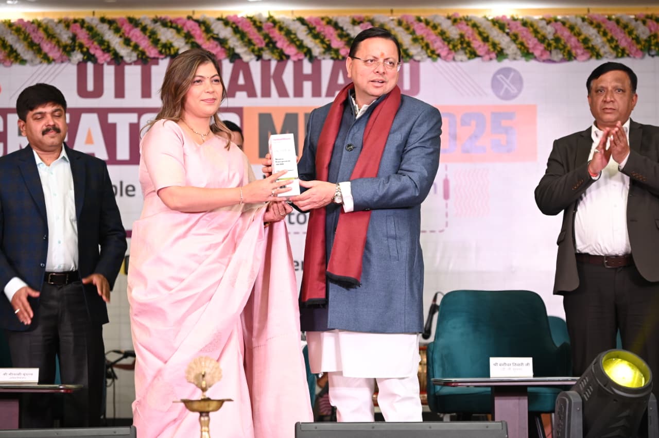 Uttarakhand Creators Meet-2025: CM Dhami calls social media influencers “social change makers”, calls for realizing the dream of a digital Uttarakhand 1 CM Photo 32 dt. 08 December 2025 1