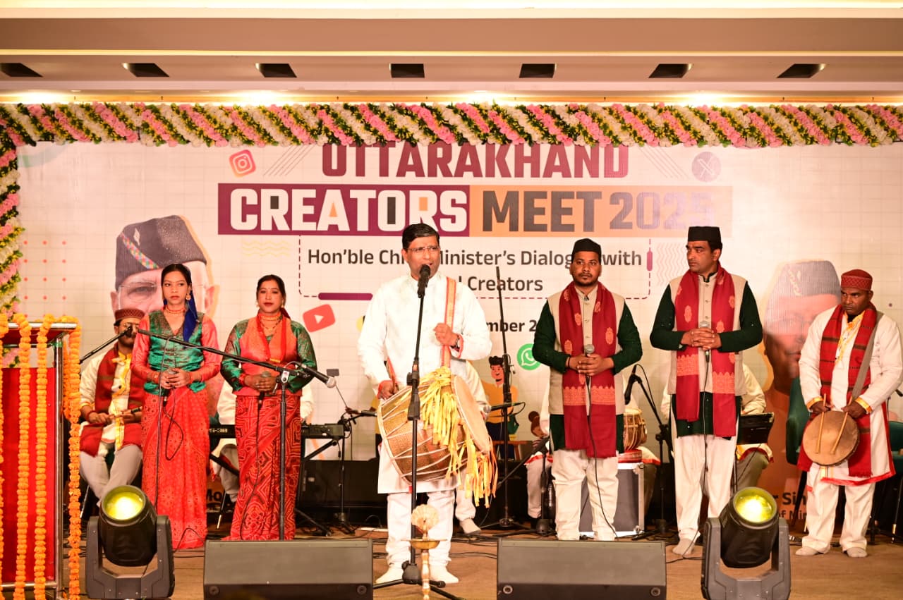 Uttarakhand Creators Meet-2025: CM Dhami calls social media influencers “social change makers”, calls for realizing the dream of a digital Uttarakhand 4 Photo 05 dt. 08 December 2025